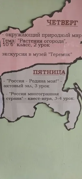 Предметная неделя учителей начальных классов. Путешествие по России.