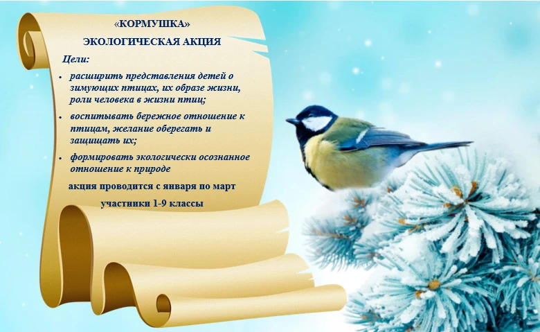 Экологическая акция "Кормушка"