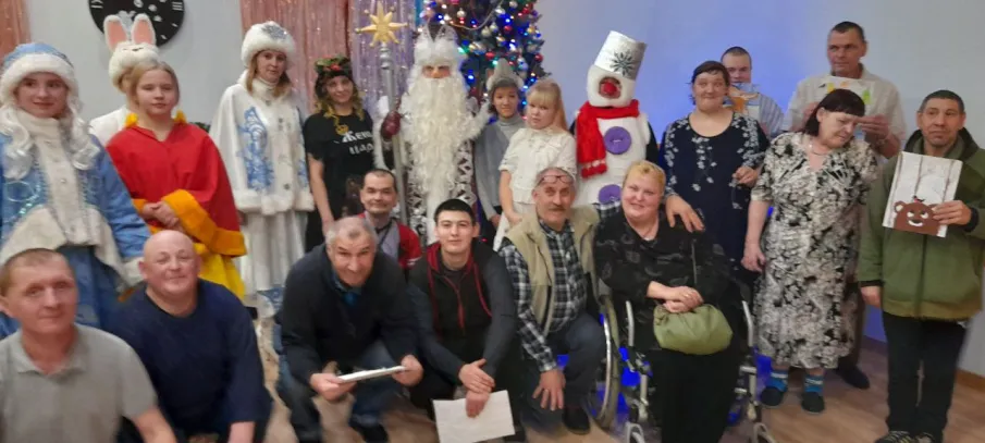 Были в гостях.