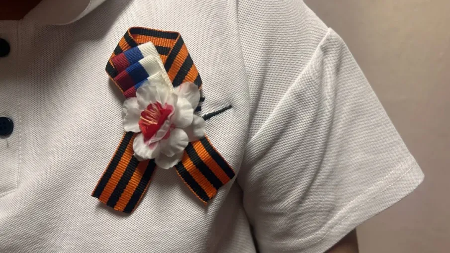 **Акция "Георгиевская ленточка" в нашей школе!**