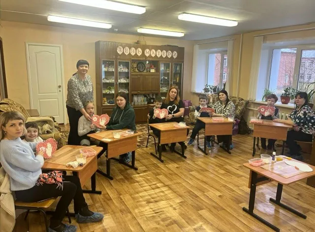 мастер-класс «Сердечко для мамы».